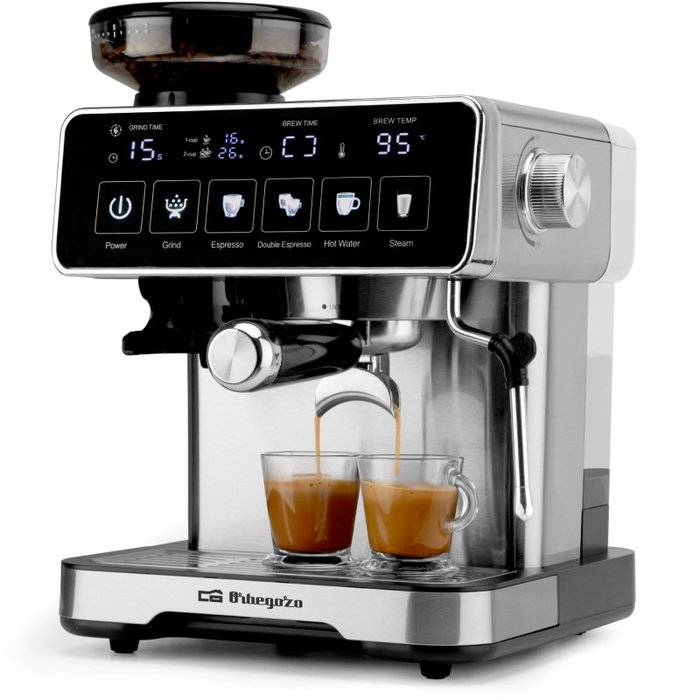 Orbegozo EX 8000 Cafetera Expreso Semiautomática